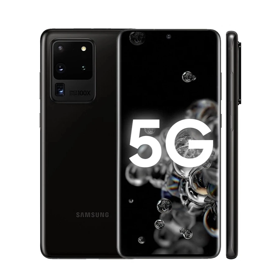 

Global Version Samsung Galaxy S20 Ultra G988B-DS 5G Mobile Phone 12GB RAM 128GB ROM 6.9"1440x3200p 5000mAh 108MP NFC Android10.0