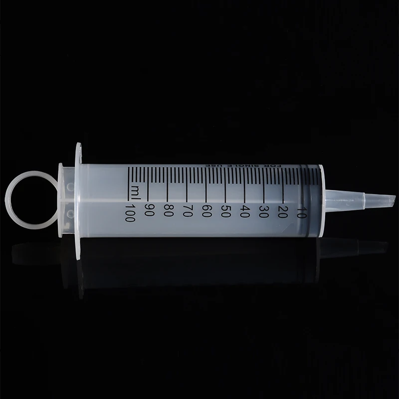 Шприц пластиковый многоразовый с прозрачной трубкой 100 см 120 мл|Эпоксиды| |