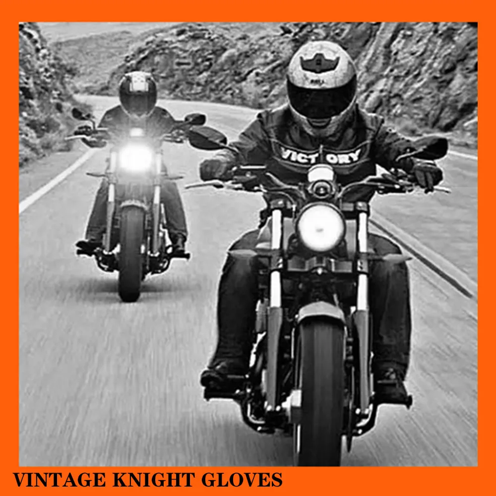 Мотоциклетные перчатки для верховой езды в стиле ретро из козьей кожи с