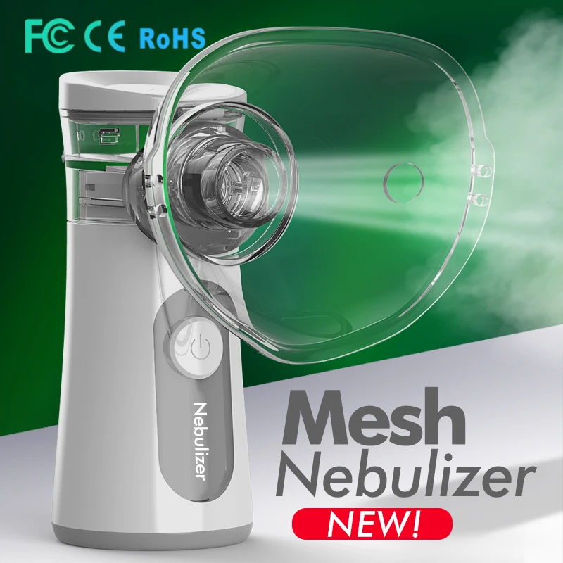 

Nebulizer Portable Inhaler Mesh Nebulizer Rechargeable Ultrasonic Atomizer kids Adult Respirator Home Health Care Nebulizador