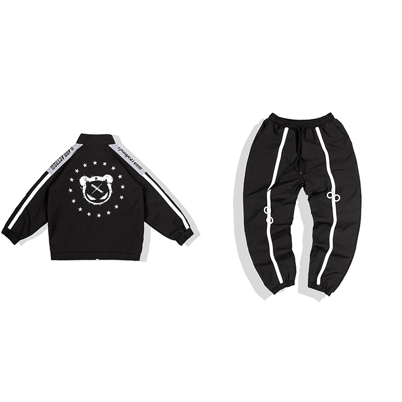 

2020 New Hip-hop Dance Clothing For Girls Sports Hiphop Suit Modern Jazz Dance Costumes Boys Street Dance Performance Clothes