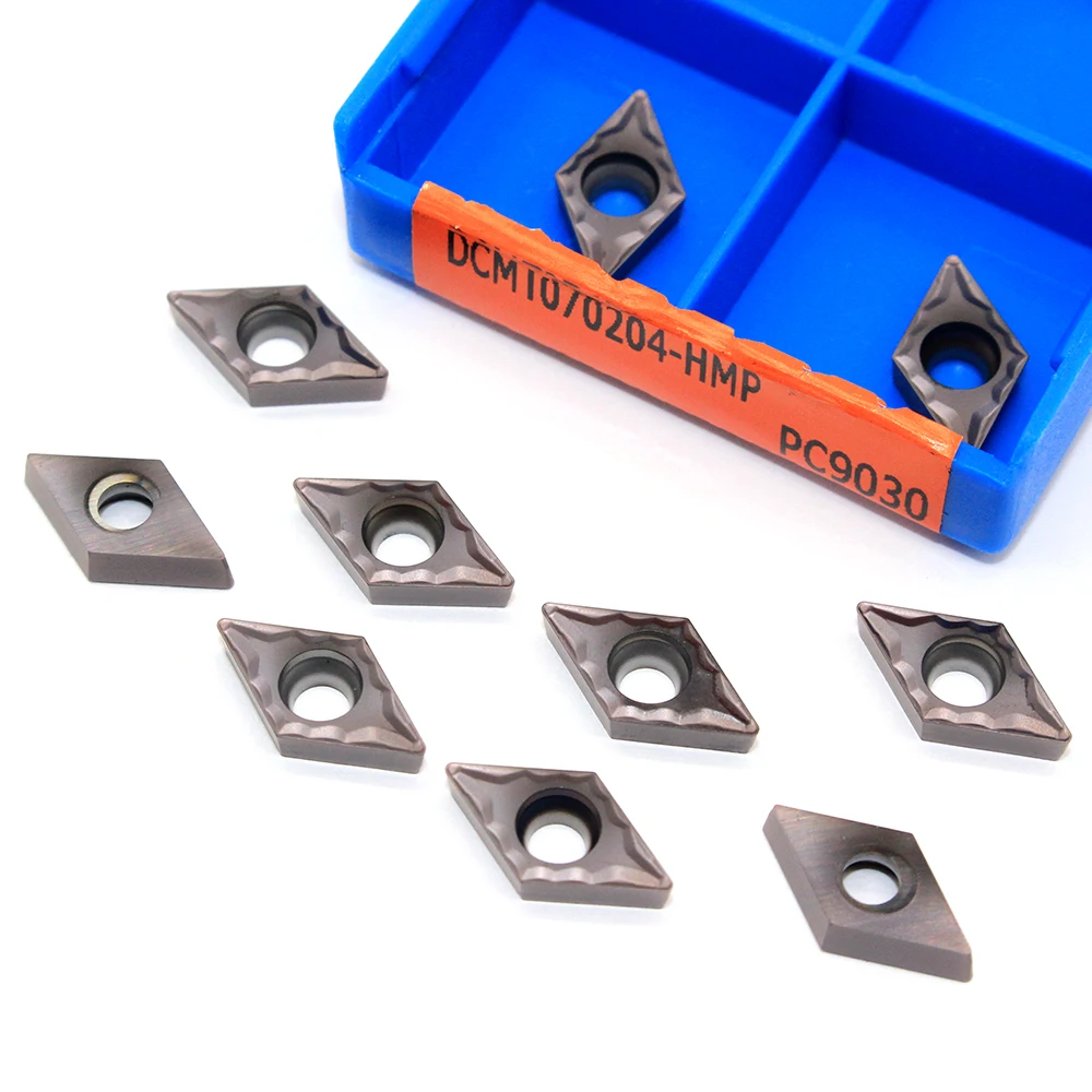 DCMT070204 DCMT11T304 DCMT11T308 PC9030 высококачественный внутренний твердосплавный инструмент для обработки деталей вращения вставка для нержавеющей стали