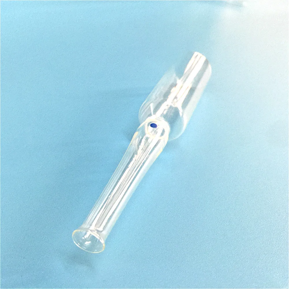 Прозрачное стекло ампула бутылка 20 мл легко ломающееся белое кольцо