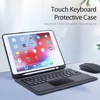 keyboard protective leather case for ipad pro 10 5 air 3 10 2 wirless keyboard case quick response sturdy folding stand