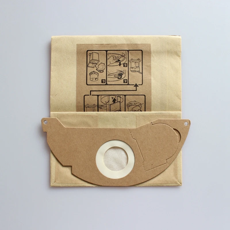 Горячая Распродажа 5 шт./компл. пылесос Бумага мусора мешки для сбора пыли KARCHER WD2250