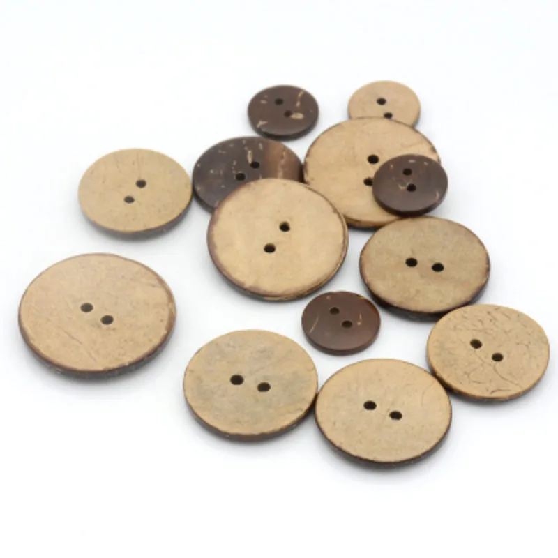 Круглые пуговицы 10 шт. из натурального кокоса Детские аксессуары для детской