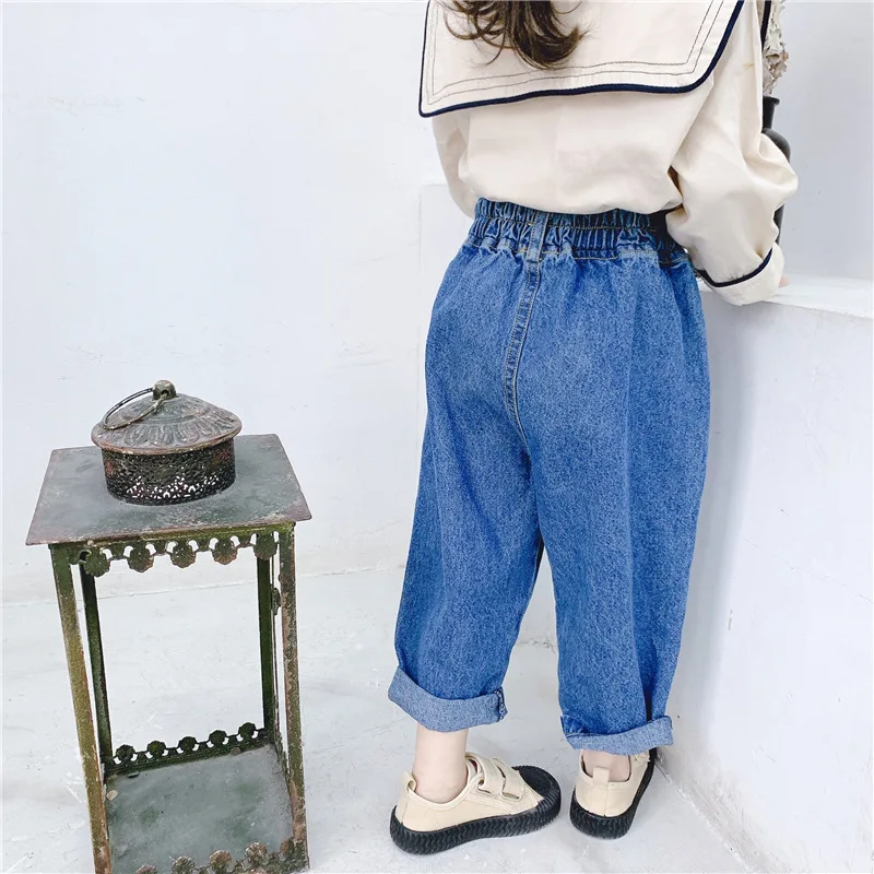 Джинсы для мальчиков весна 2020 новые корейские детские брюки повседневные