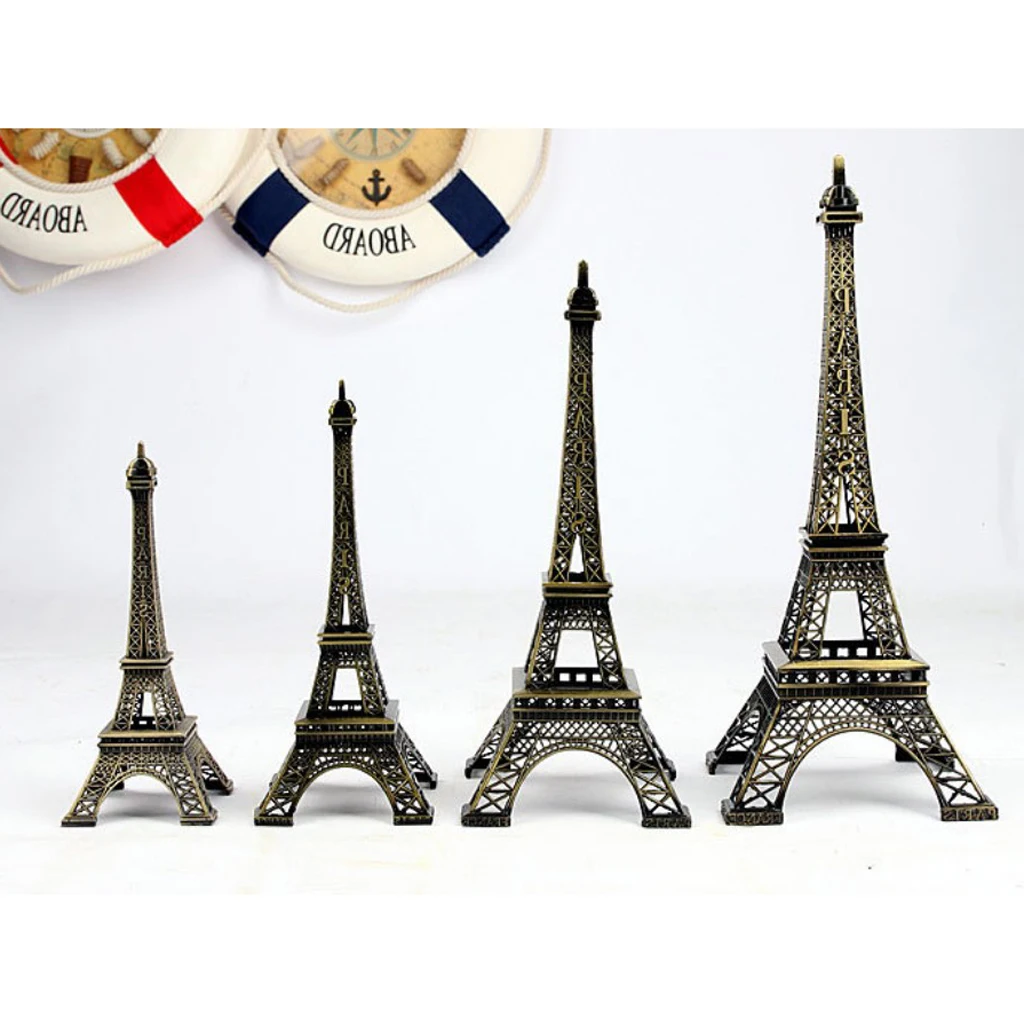 Статуэтка для декора Эйфелевой башни французская тема Металлическая статуэтка