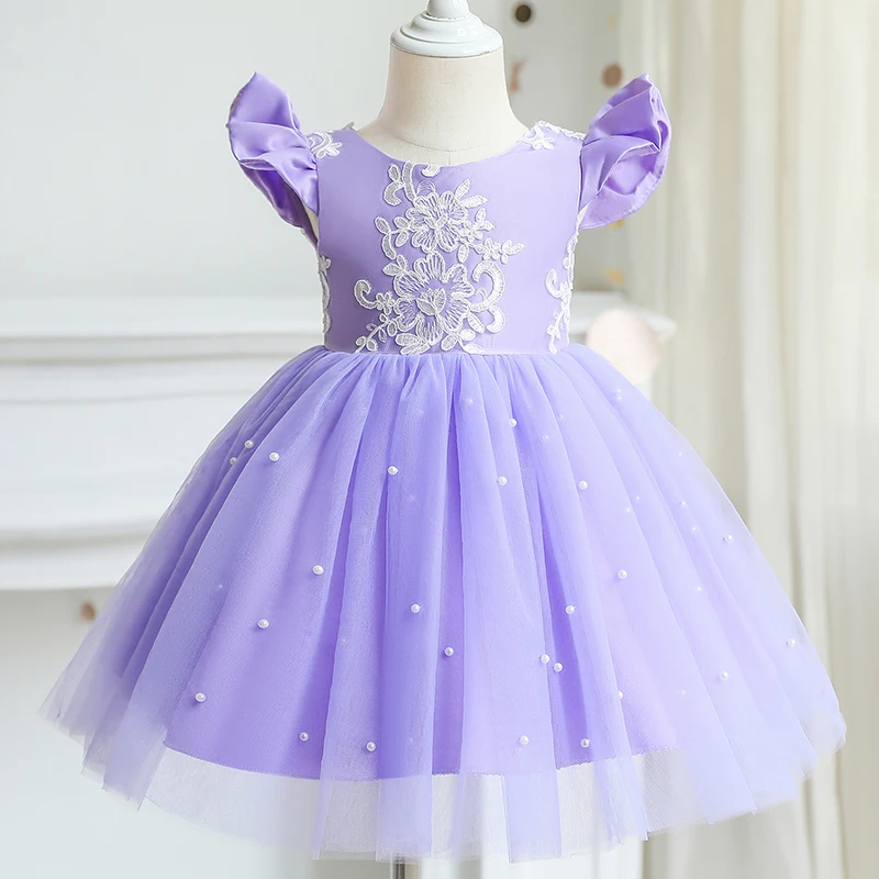 

Floral Baby Dress Baby Girl Outfit Princess Dress Girls Dress Flower Girl Dresses For Weddings 1st Birthday Dress For Baby Girl