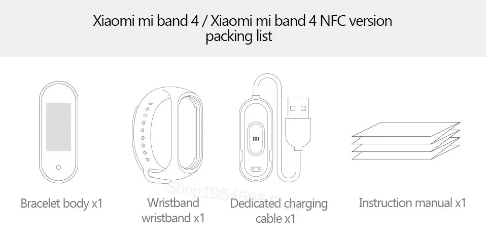 Новинка, Xiaomi mi-браслет 4 с цветным смарт-экраном, браслет для фитнеса, сердечного ритма, 135 мА/ч, Bluetooth, 5,0, 50 м, для плавания, mi ng, водонепроницаемый
