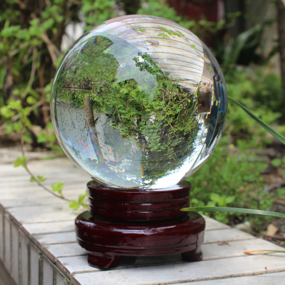 

80MM Crystal Photography Prop Meditation Juggling Glass Sphere Display