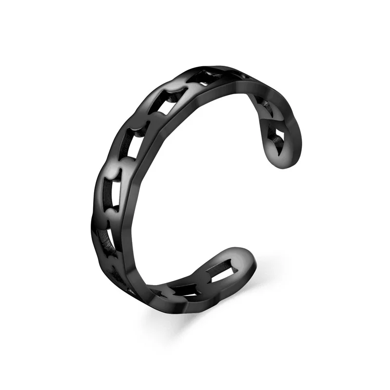 

Jewelry Gift Sumptuous Korean Popular Fashion Stainless Steel Couple Girl Ring Party Trendy Statement Rings For Women