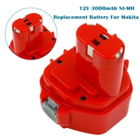 replacement battery for makita 12v 3000mah ni mh rechargeable battery power tools bateria pa12 1220 1222 1235 1233s 6271d l50