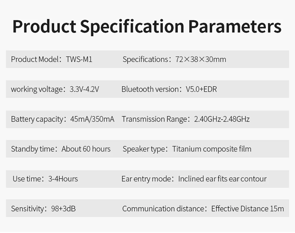 TWS M1 Bluetooth наушники Беспроводная гарнитура спортивные наушники стерео с микрофоном игра для iPhone Xiaomi huawei samsung