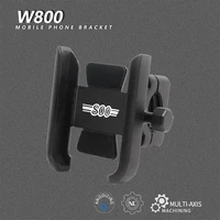 w800 accessories for kawasaki 2011 2021 2020 2019 2018 2017 cnc aluminum motorcycle mobile phone bracket stand navigation holder
