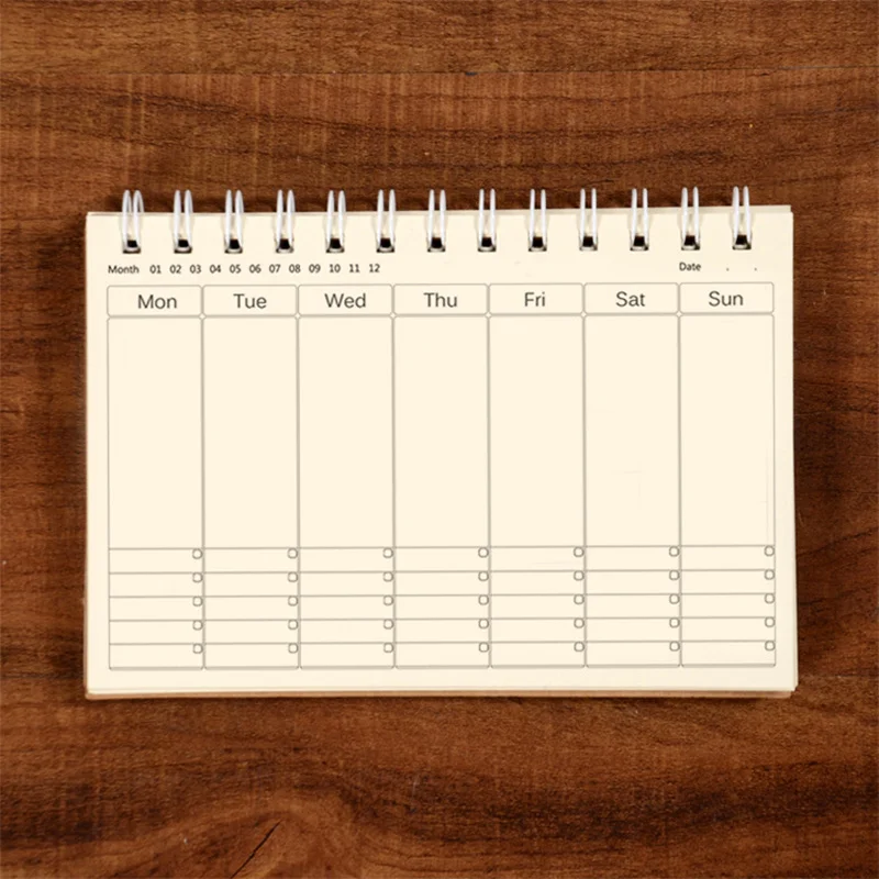 Еженедельный Ежедневник А6 с мультяшным оленем Органайзер-планировщик