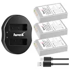 Аккумулятор для фотоаппарата 3x BLS-5 BLS50 BLS 5 BLS5 + USB зарядное устройство для Olympus