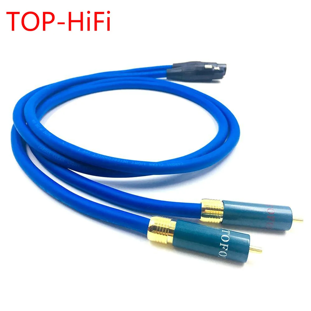 Топ-Hi-Fi пара Ortfon-1 RCA штекер XLR Женский сбалансированный аудио соединительный кабель XLR кабель к RCA кабель с CARDAS Clear-светильник-Соединенные Штаты Америки