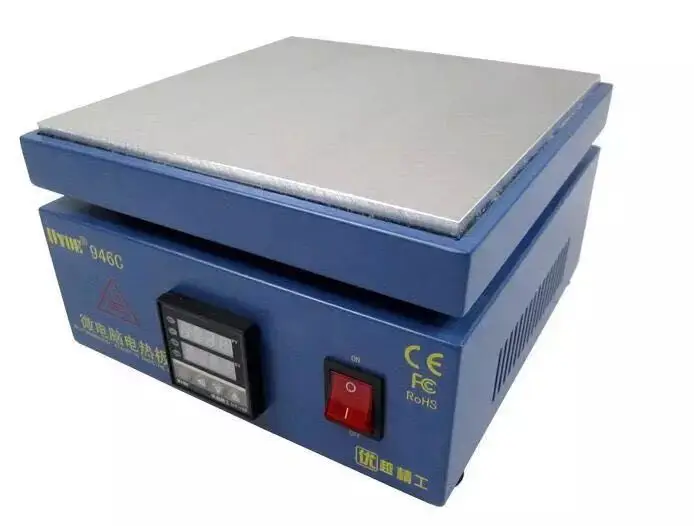 UYUE 946C двойной цифровой дисплей регулируемая постоянная, экран мобильного телефона разделитель электро chanical нагреватель