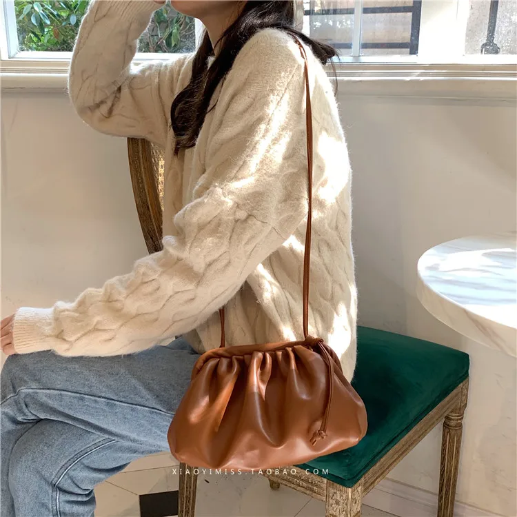 Для женщин простой пельмени сумка дизайнера; стиль ретро; Приятная для Fashion Cloud/женские сумки через плечо сумка на плечо женская сумочка клатч