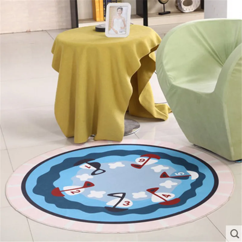 Круглый пол ковер для Гостиная классный Кот Спальня с рисунком круглый коврик