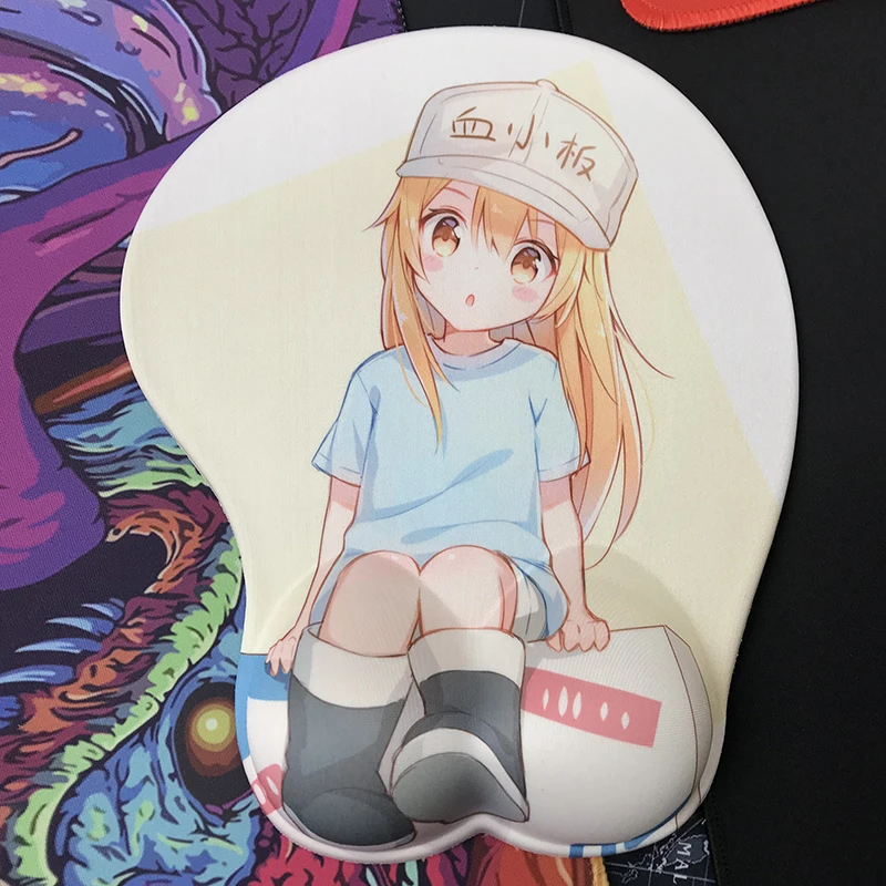 

FFFAS Teacher Japan Anime 3D Mouse Pad Mat Wrist Rest Gaming Silicon Mousepad for Laptop Notebook PC