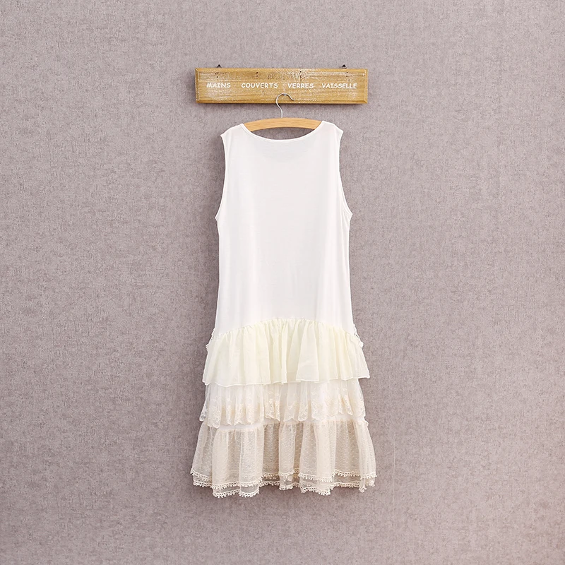 Женское кружевное платье-чехол свободное Повседневное платье без рукавов в