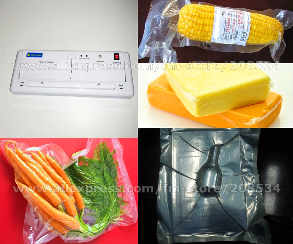 tv home electric vacuum heat sealing machine household food packing sealers kitchen appliances food saver quick wear part free global shipping