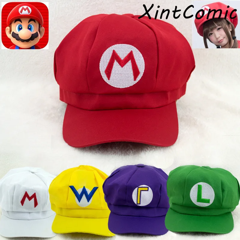 Классический Аниме Супер Марио для косплея реквизит шляпы Луиджи Bros Dome хлопковые