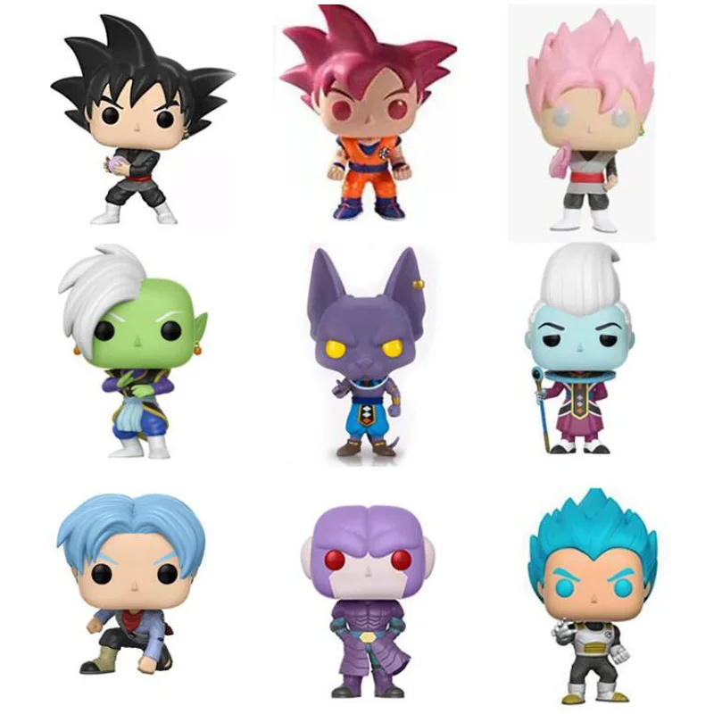 Funko Pop аниме Dragon Ball Z персонаж 10 см Милая виниловая Модель Куклы Фигурки игрушки