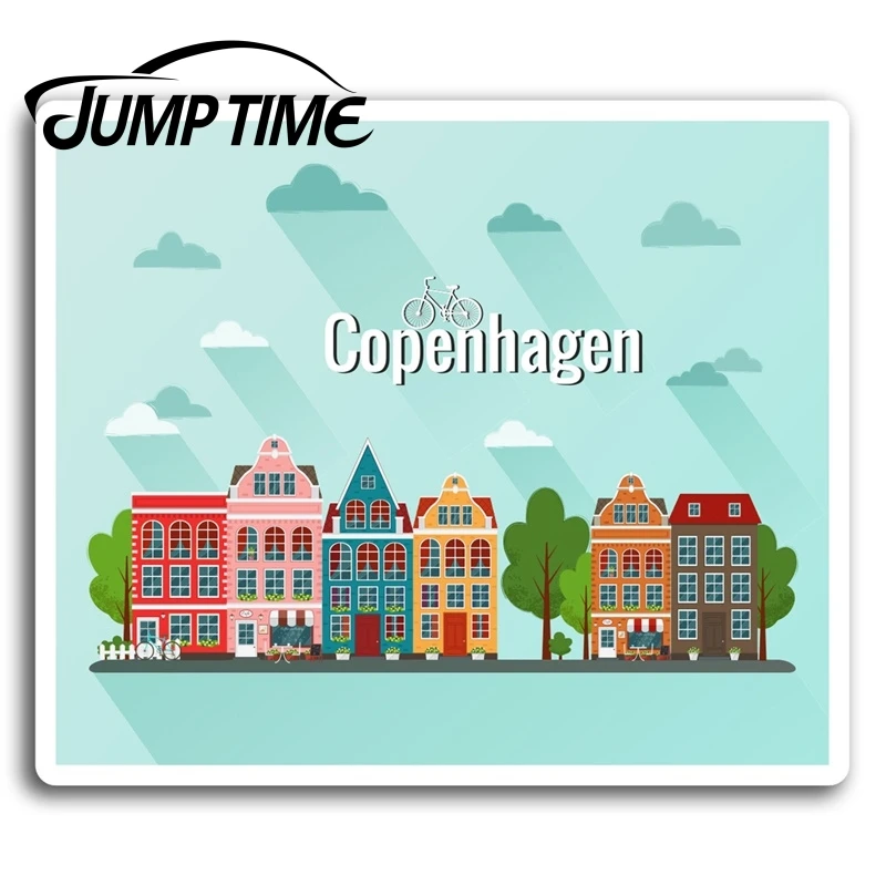 СКАЧОК времени для copenher Дания виниловая наклейка s стикер ноутбука багаж подарок
