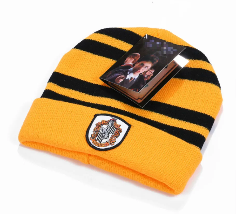 HUFFLEPUFF Гарри Хогвартс Школьный набор шляпа хлопок бейсбол Snapback кепки регулируемые хип-хоп шапки для взрослых мальчиков девочек косплей подарок - Цвет: HUFFLEPUFF