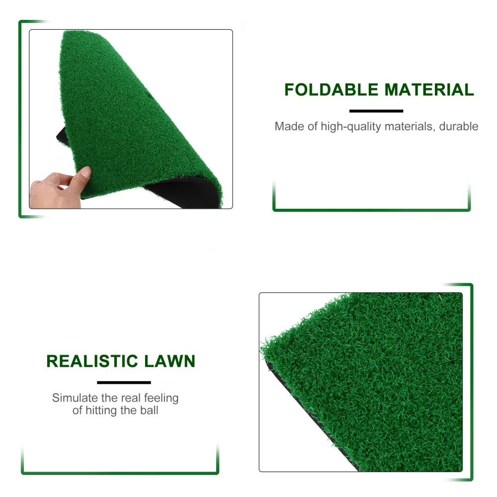 

Hitting Mat Grass Portable Practice Mat Pad Training Grass Pad
