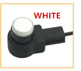 white sensor Двухканальный автомобильный видео OEM парковочный радар Датчик передний задний 8 Датчик s 2 видео камера вход для автомобиля монитор Android dvd-плеер - Название цвета: white sensor