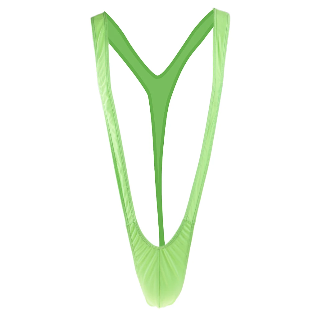 Мужские ярко-зеленые трусики-танга Borat Mankini |