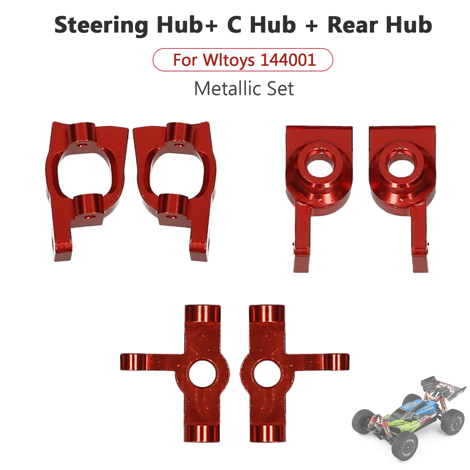 

Metal Steering Hub C Hub Rear Hub for Wltoys XKS 144001 for 1/14 RC Car RC ModelParts