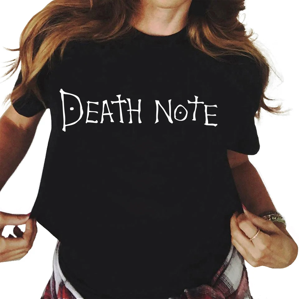 Футболка мужская с коротким рукавом и принтом Death Note | Мужская одежда