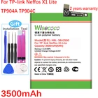Wisecoco NBL-38A2500 Батарея для TP-link Neffos X1 Lite TP904A TP904C мобильного телефона в наличии высокое качество + номер для отслеживания