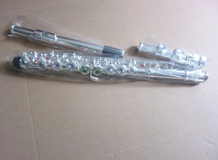 Flute high qualit Beginner universal Student performance test 16 hole obturator E key C tone Cupronickel flute Instruments | Спорт и