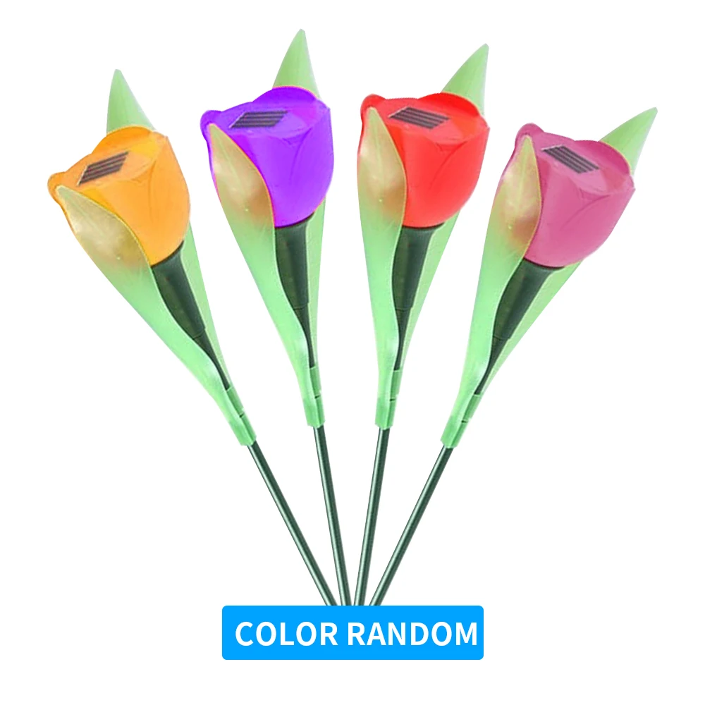 4 шт./комплект водонепроницаемые уличные фонари на солнечной батарее