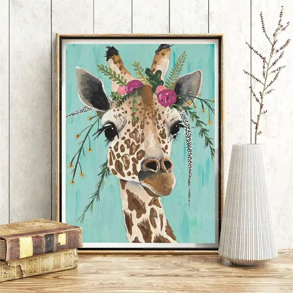 Набор для алмазной вышивки Жираф алмазная 5D Вышивка крестиком взрослых стразы с