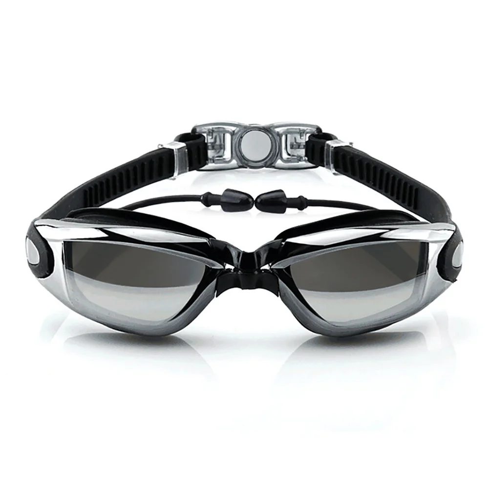 

Очки для плавания с гальваническим покрытием и берушами