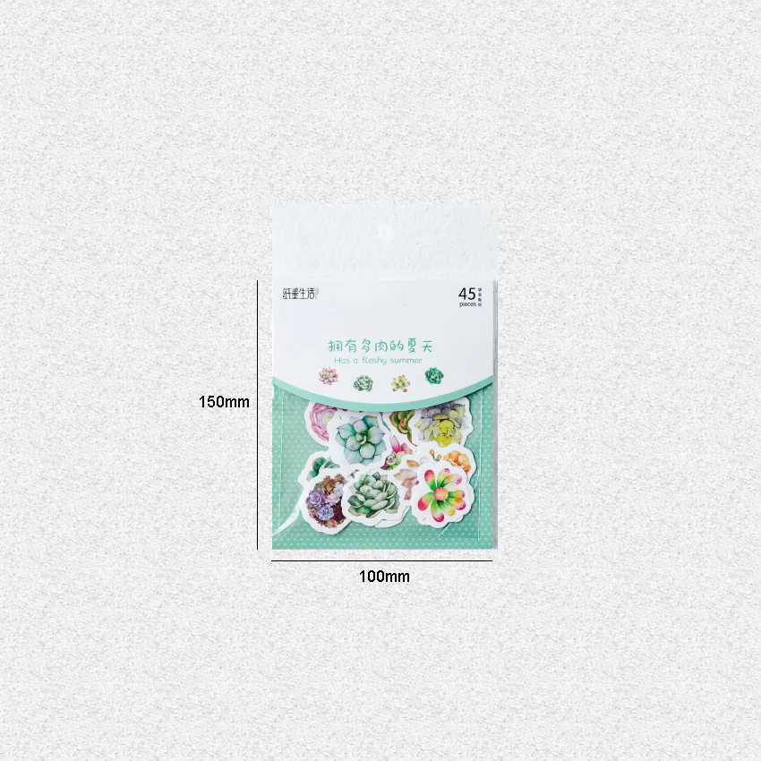 45pcs/pack Little Fairy Series Sticker Japanese Hand Account Decoration DIY Cute Decorative Stickers Gift Product Sealing Label | Дом и сад