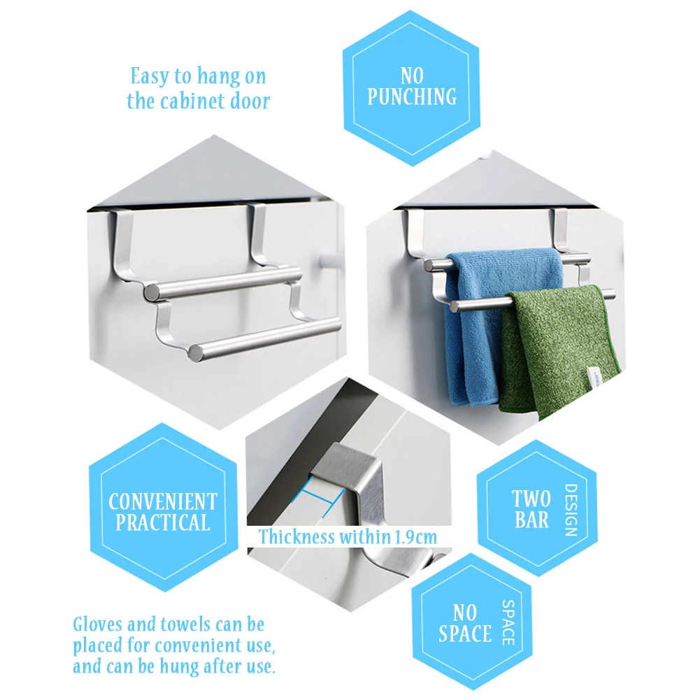 Бытовые кухонные аксессуары для ванной комнаты вешалка хранения полотенец с