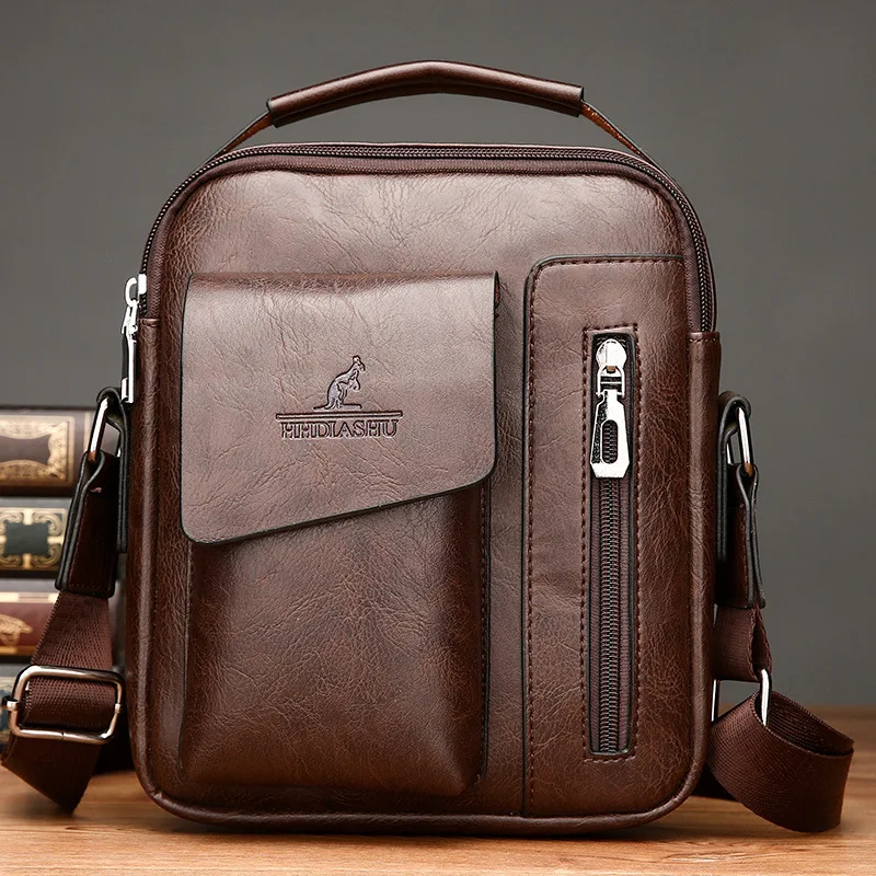 new brand pu leather shoulder bags crossbody bags for men messenger bag hot sale male small man flap mens travel new handbags free global shipping