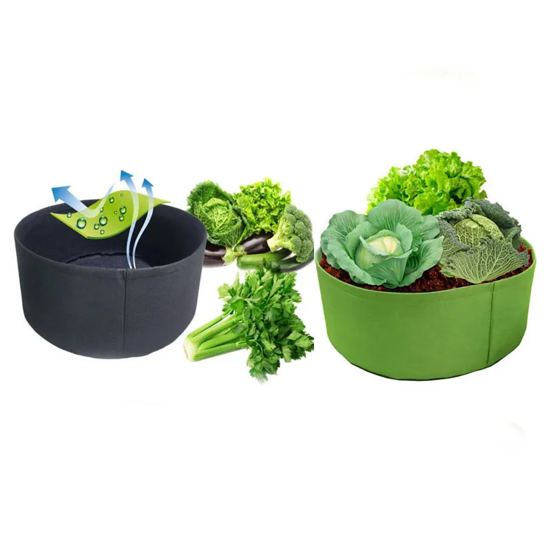 

DIY Plant Growth Bag Greenhouse Vegetable pot Planting Fabric Raised Garden Bed Jardin Home Garden Tool Plants Nursery Pot U27