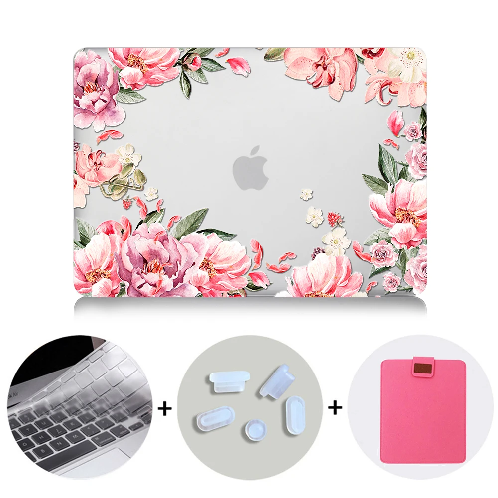 MB02 MTT туфли с цветами из стразов чехол для ноутбука Macbook Air Pro retina, возрастом 11, 12, 13, 15 дюймов с сенсорной панелью жесткий чехол для macbook 13,3 дюймов чехол для ноутбука - Цвет: MB02