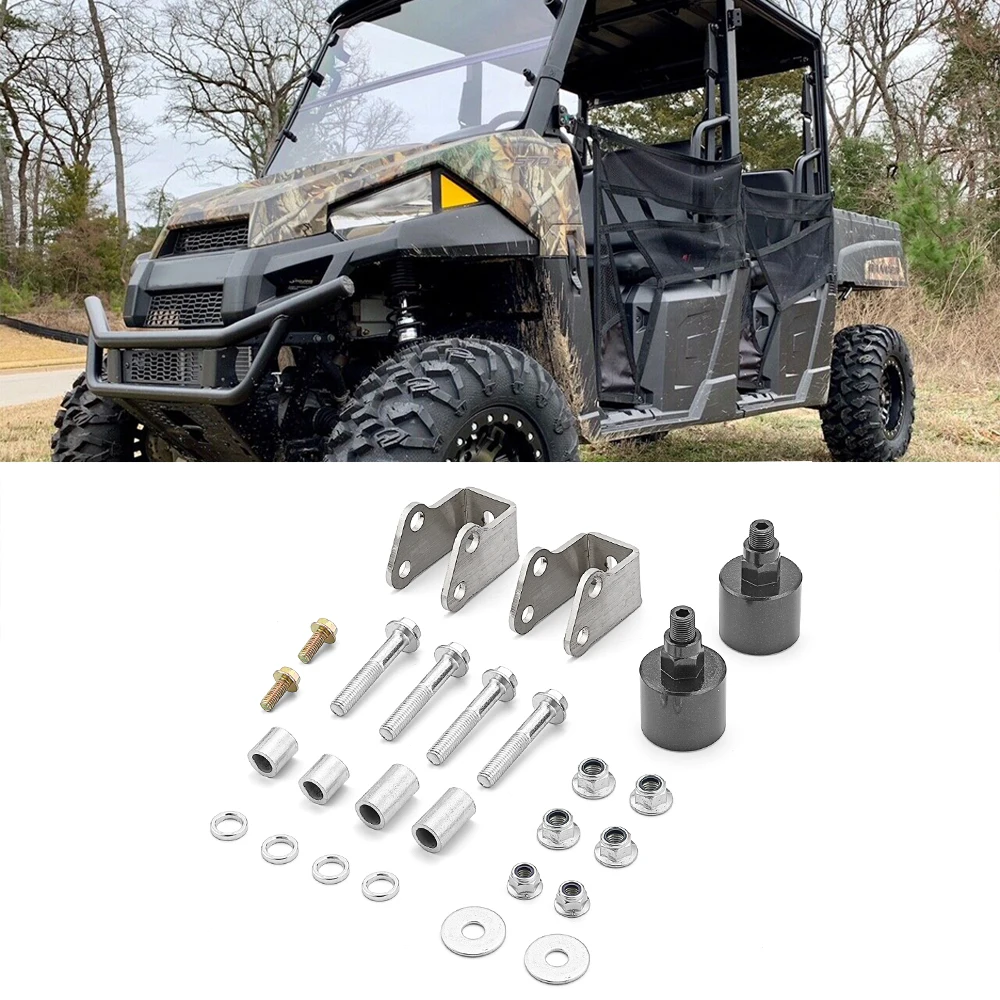 UTV Accessories Front And Rear Suspension 2 Inches Lift Kit Rise For Polaris Ranger 500 570 CREW Midsize 2014-2023
