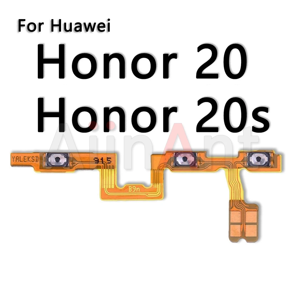 Оригинальная Кнопка ВКЛ./ВЫКЛ. гибкий кабель питания для Huawei Honor 8 9 9i 9X 10 20 20i 20s 30 30s