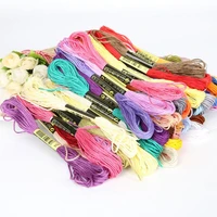 8pcs 7 5m thread cross stitch embroidery cotton diy craft sewing skeins for cross stitch